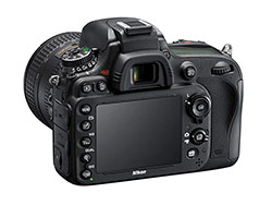 Nikon D610 - zadní stěna